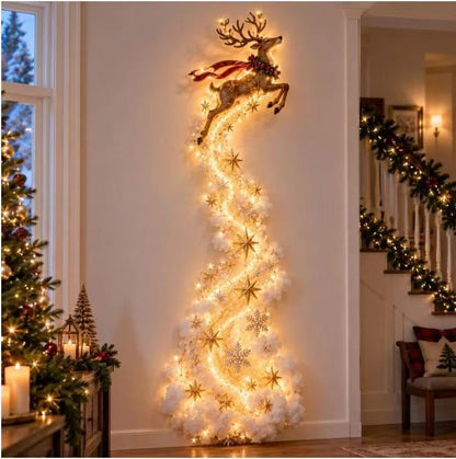 SnugWall — Golden Reindeer
